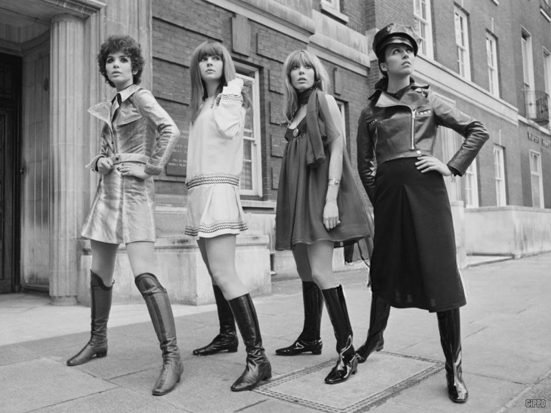 sixties fashion boots